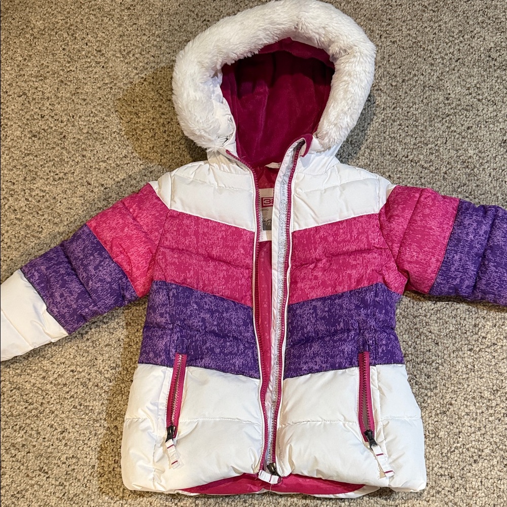 32 Degrees Pink and White Jacket